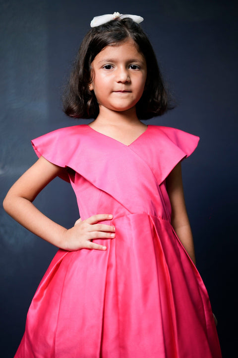 Pre-Order: Dark Pink Premium Cotton Dress