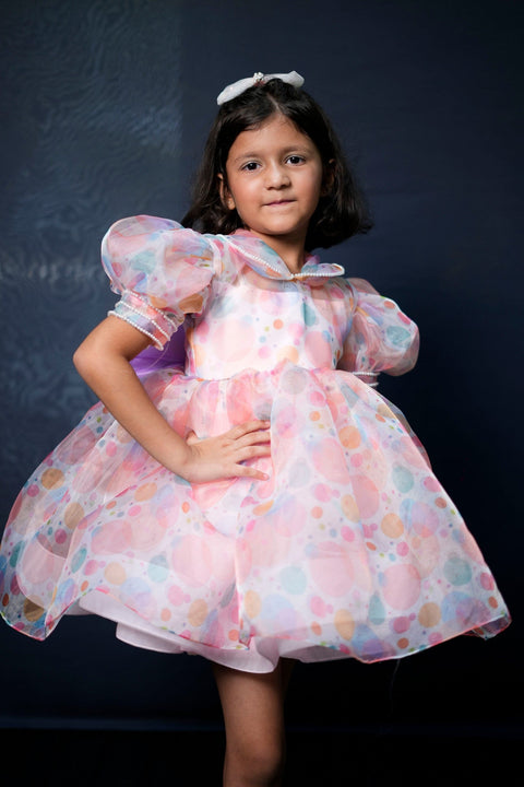 Pre-Order: Peal Embroidered Peter Pan Collar Dress