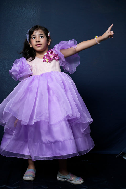 Pre-Order: Lilac Flower Dress