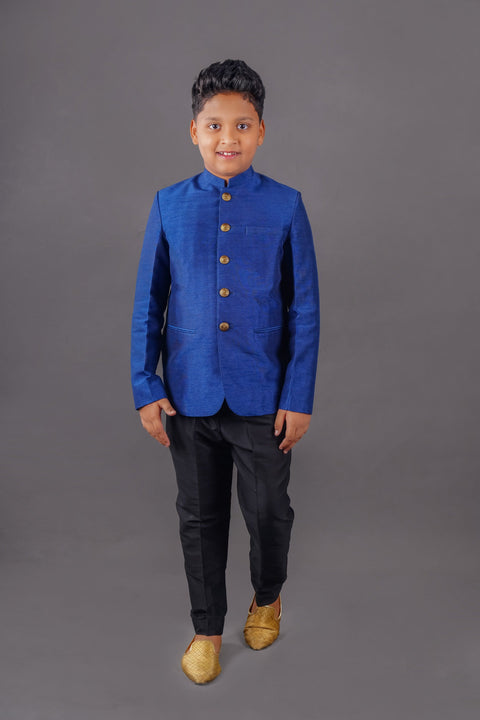 Pre-Order: Blue Bandhgala with Pant