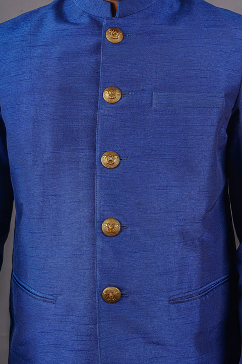 Pre-Order: Blue Bandhgala with Pant