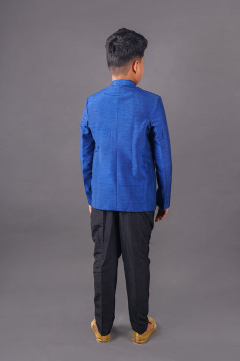 Pre-Order: Blue Bandhgala with Pant