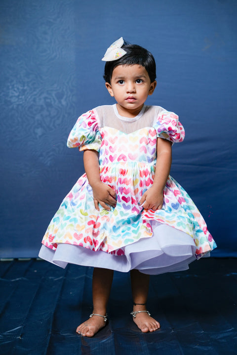 Pre-Order: Premium Satin Printed Dress