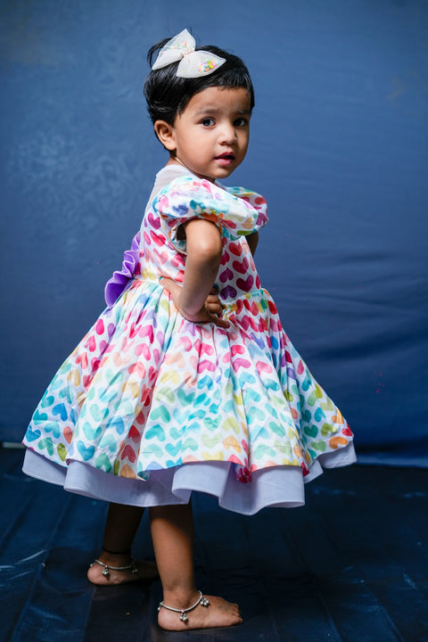 Pre-Order: Premium Satin Printed Dress