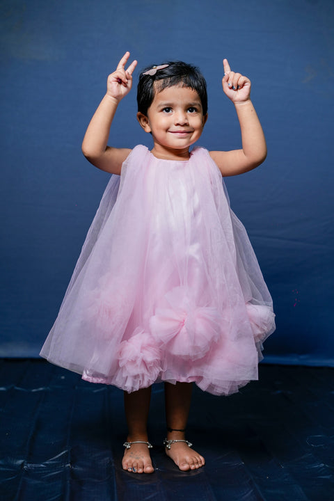 Pre-Order: Pink Flower Dress