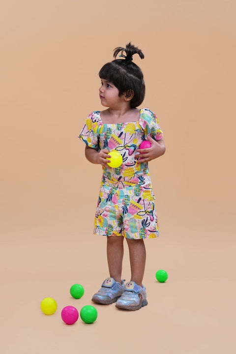 Pre-Order: Fruit and Punch Printed Pure Linen Jumpsuit