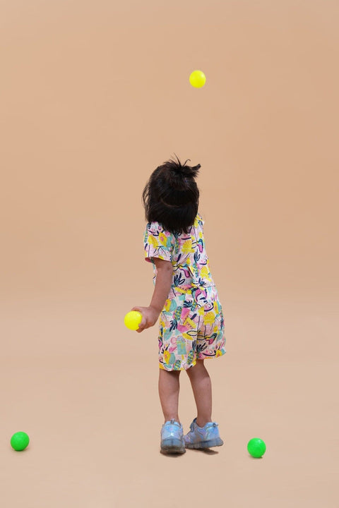 Pre-Order: Fruit and Punch Printed Pure Linen Jumpsuit