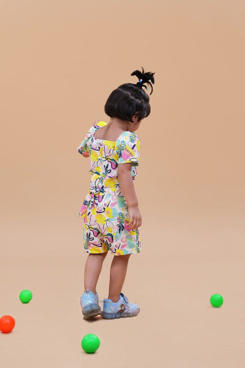 Pre-Order: Fruit and Punch Printed Pure Linen Jumpsuit