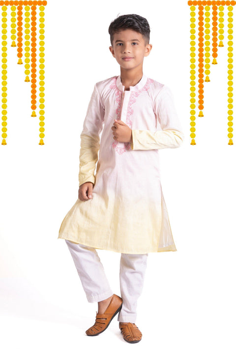 Pre-Order: Mosaic bandi with silk kurta pants