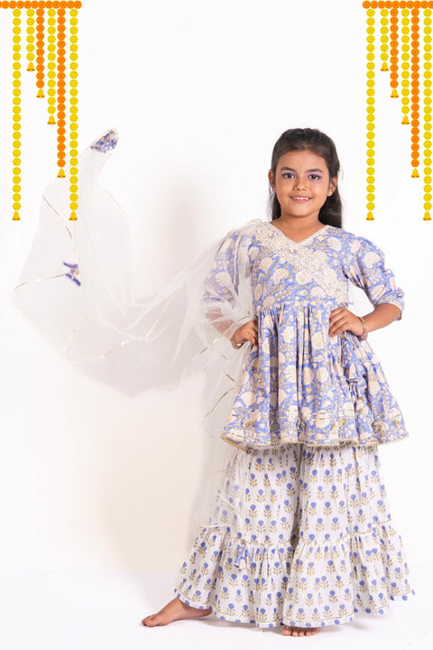 Pre-Order: Block printed cotton Sarara