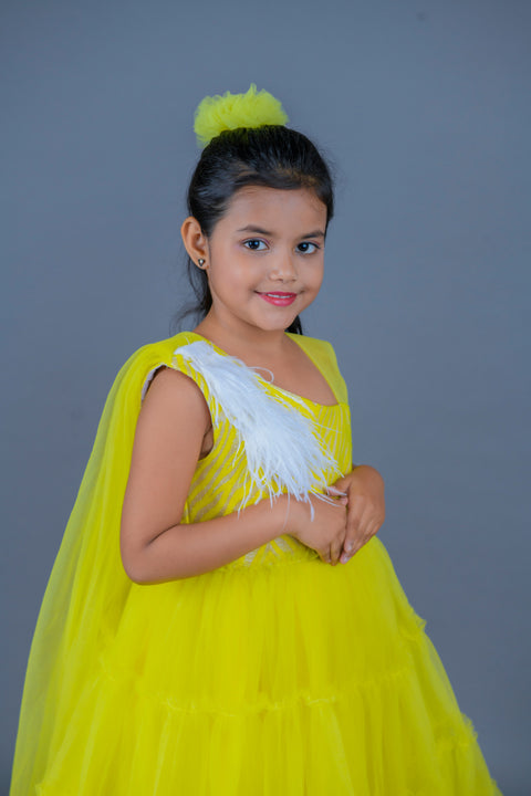 Pre-Order: Yellow Layered Gown