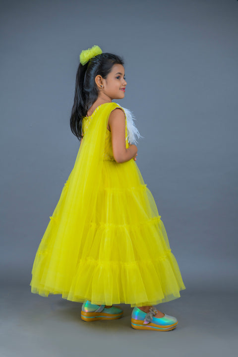 Pre-Order: Yellow Layered Gown