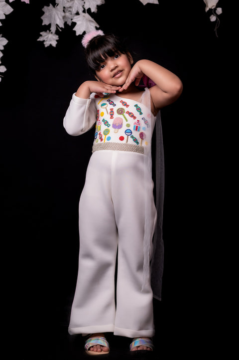 Pre-Order: Scuba Jumpsuit with Candies and Icecream