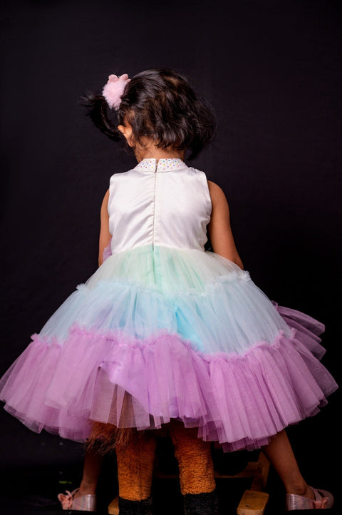 Pre-Order: White Pink Neck Stone Work