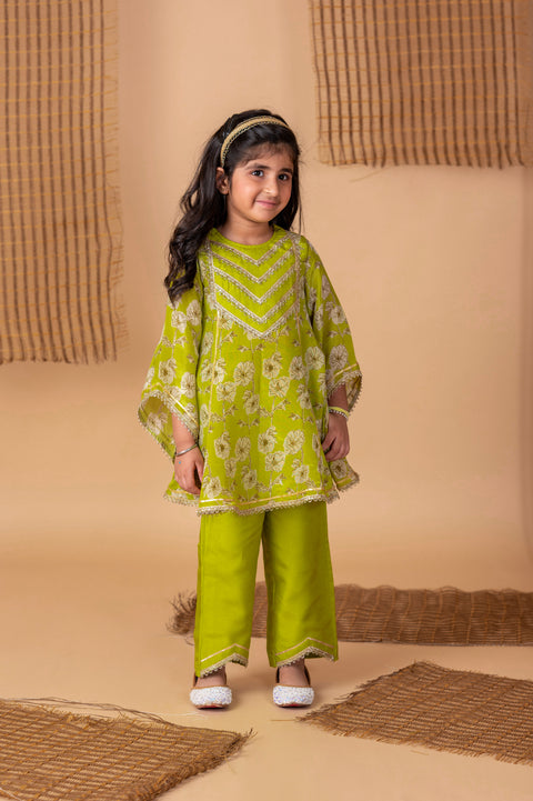 Pre-Order: Green Floral Suit