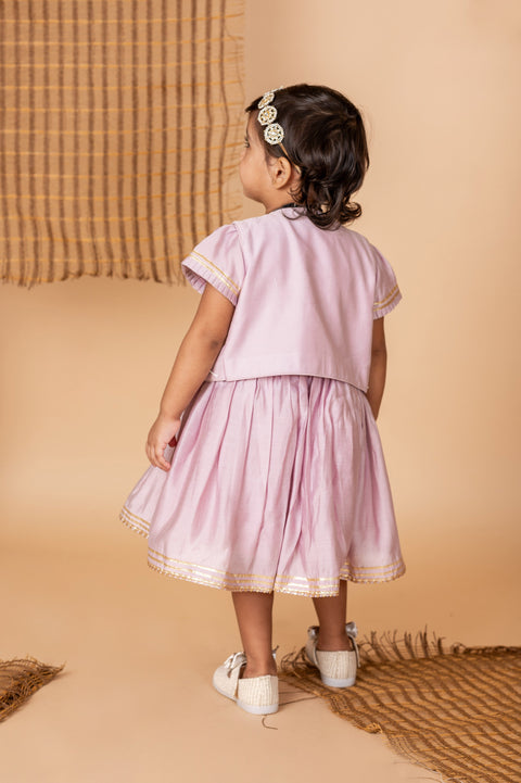 Pre-Order: Lilac Kutdana Frock