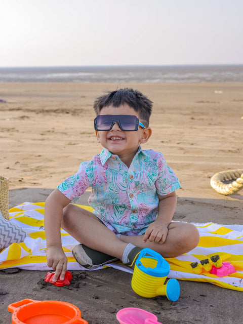 Pre-Order: Enlightened Tigers Printed Pure Linen  Premium Co-ords