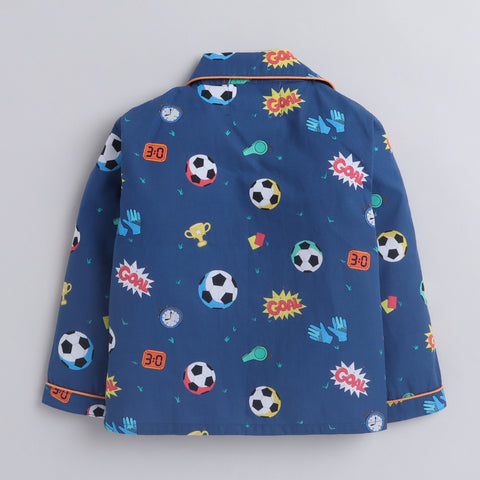 Pre-Order: Football Print Night Suit