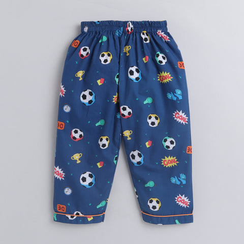 Pre-Order: Football Print Night Suit