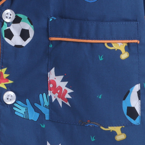 Pre-Order: Football Print Night Suit