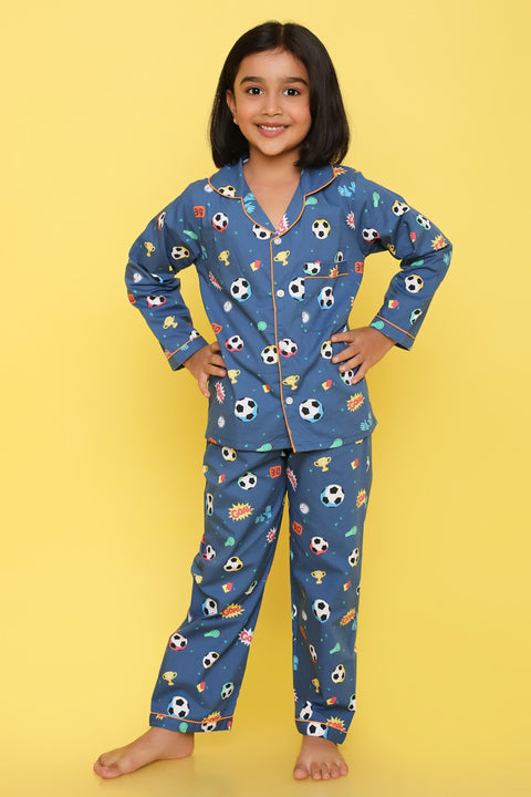 Pre-Order: Football Print Night Suit