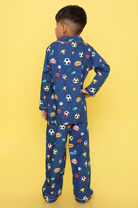 Pre-Order: Football Print Night Suit