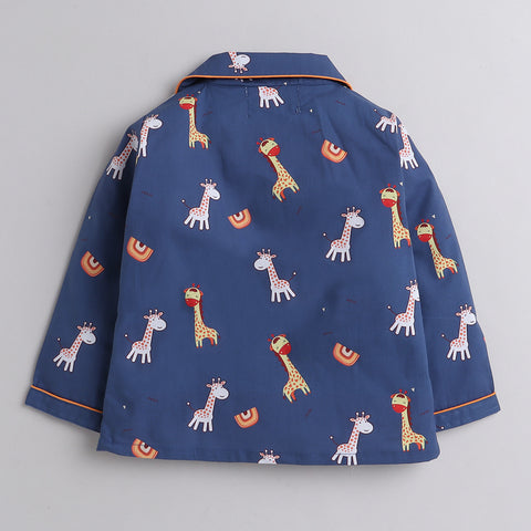 Pre-Order: Giraffe Print Night Suit
