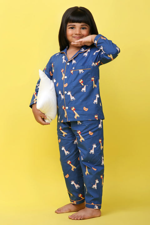 Pre-Order: Giraffe Print Night Suit