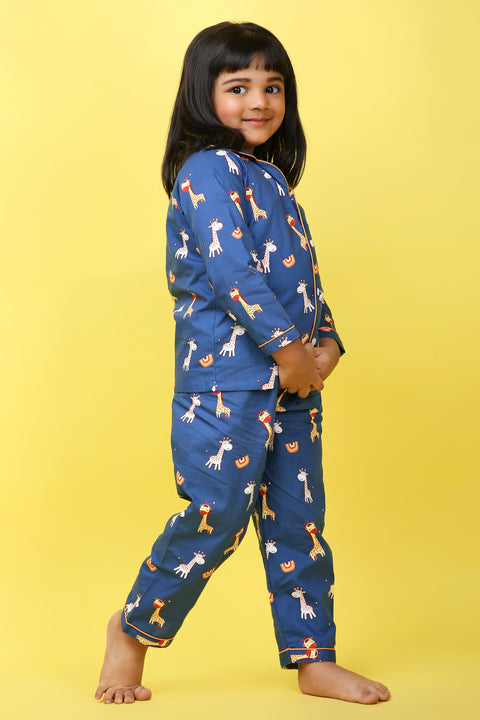 Pre-Order: Giraffe Print Night Suit