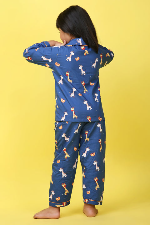 Pre-Order: Giraffe Print Night Suit