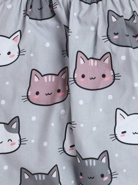Pre-Order: Greycats Print Night Suit