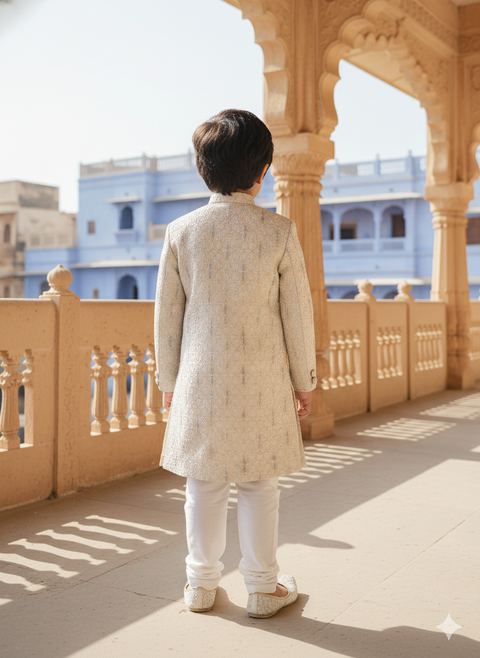Pre-Order: Darbaar-e-Noor Long Jodhpuri Set