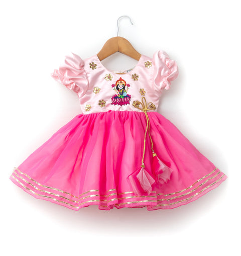 Pre-Order: Pink Laxmi Frock