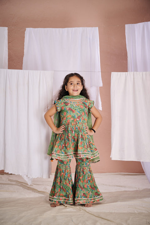 Pre-Order: Green Fish Sharara Set