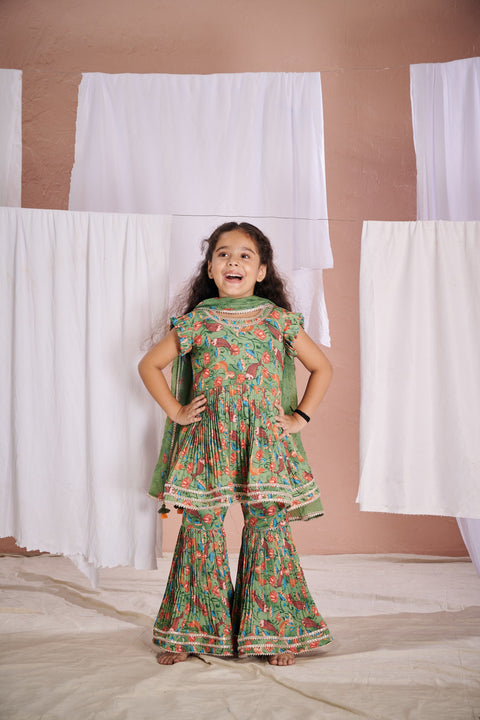 Pre-Order: Green Fish Sharara Set