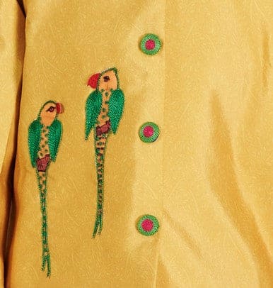 Pre-Order: Yellow Parrot Bandhgala Set