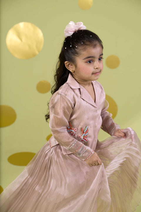 Pre-Order: IVORY BIRD SKIRT SET