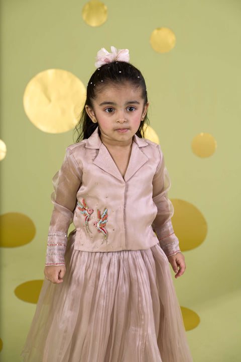 Pre-Order: IVORY BIRD SKIRT SET