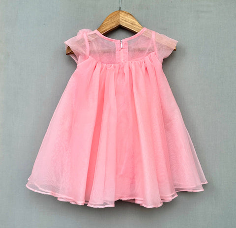 Pre-Order: Rosy Whirl A-Line Dress in Pink