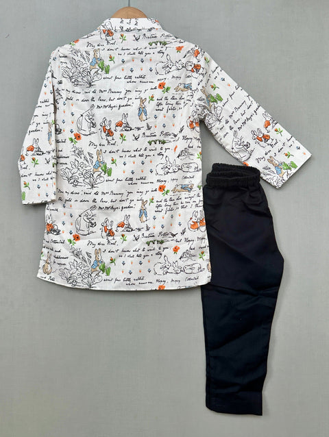 Pre-Order: Peter Rabbit Printed Kurta with Pant