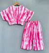 Pre-Order: Pink Abstract Print Co-ord Set