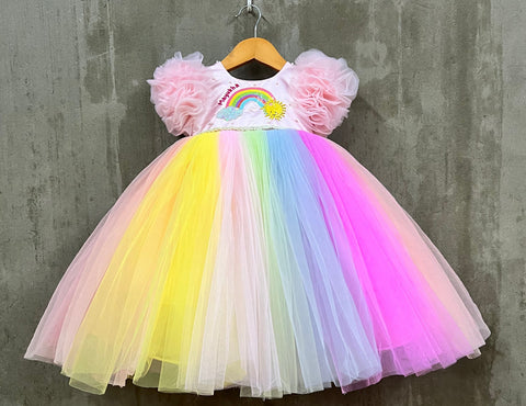 Pre-Order: Rainbow Work Dress