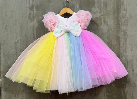 Pre-Order: Rainbow Work Dress