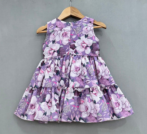 Pre-Order: Floral Dress with Mirror embroidery