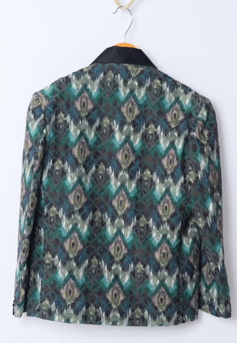 Pre-Order: Embroidery Styled Jacquard Blazer Only