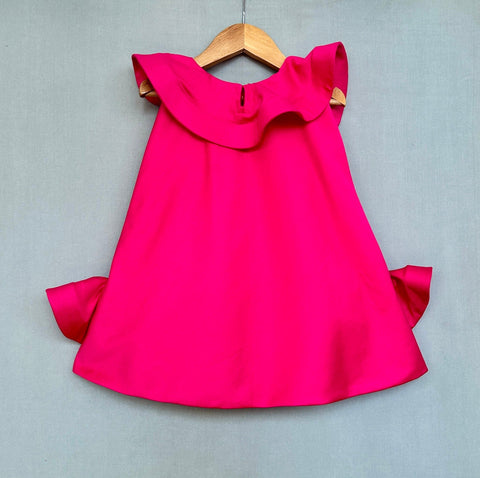 Pre-Order: Ruffle Heart Embroidered Dress