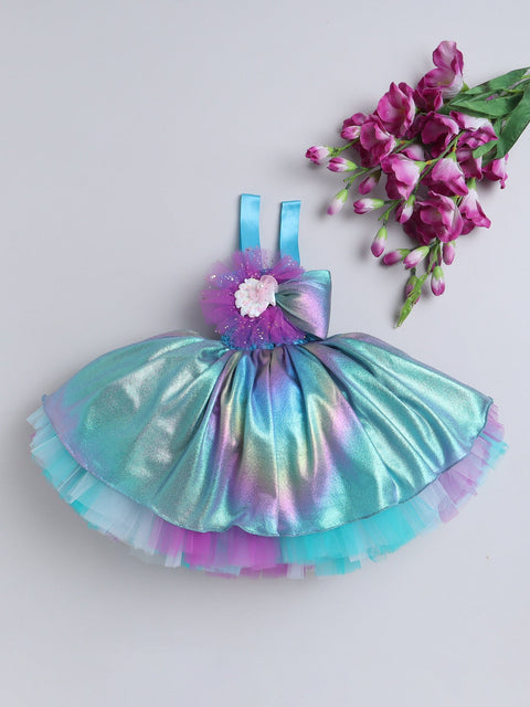 Pre-Order- The Multicoloured Mermaid Shell Gown- Multicoloured