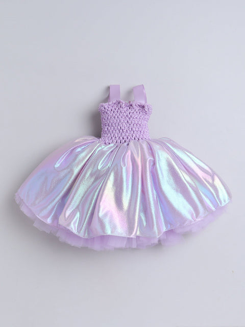 Pre-Order-Lavender Floral Shimmer Sleeveless Gown - Lavender
