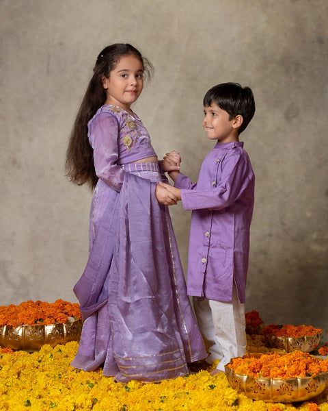 Pre-Order: Lavender Kurta Set