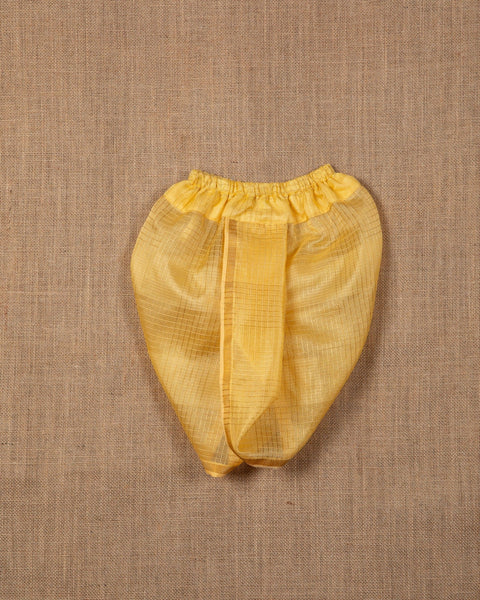 Pre-Order: Orange Gota Angrakha Paired with Dhoti